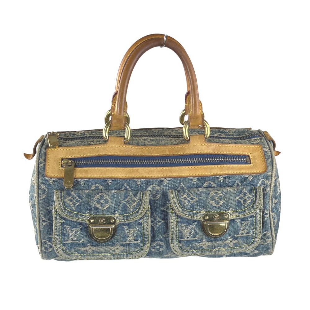 Authentic Louis Vuitton Monogram Denim Neo Speedy